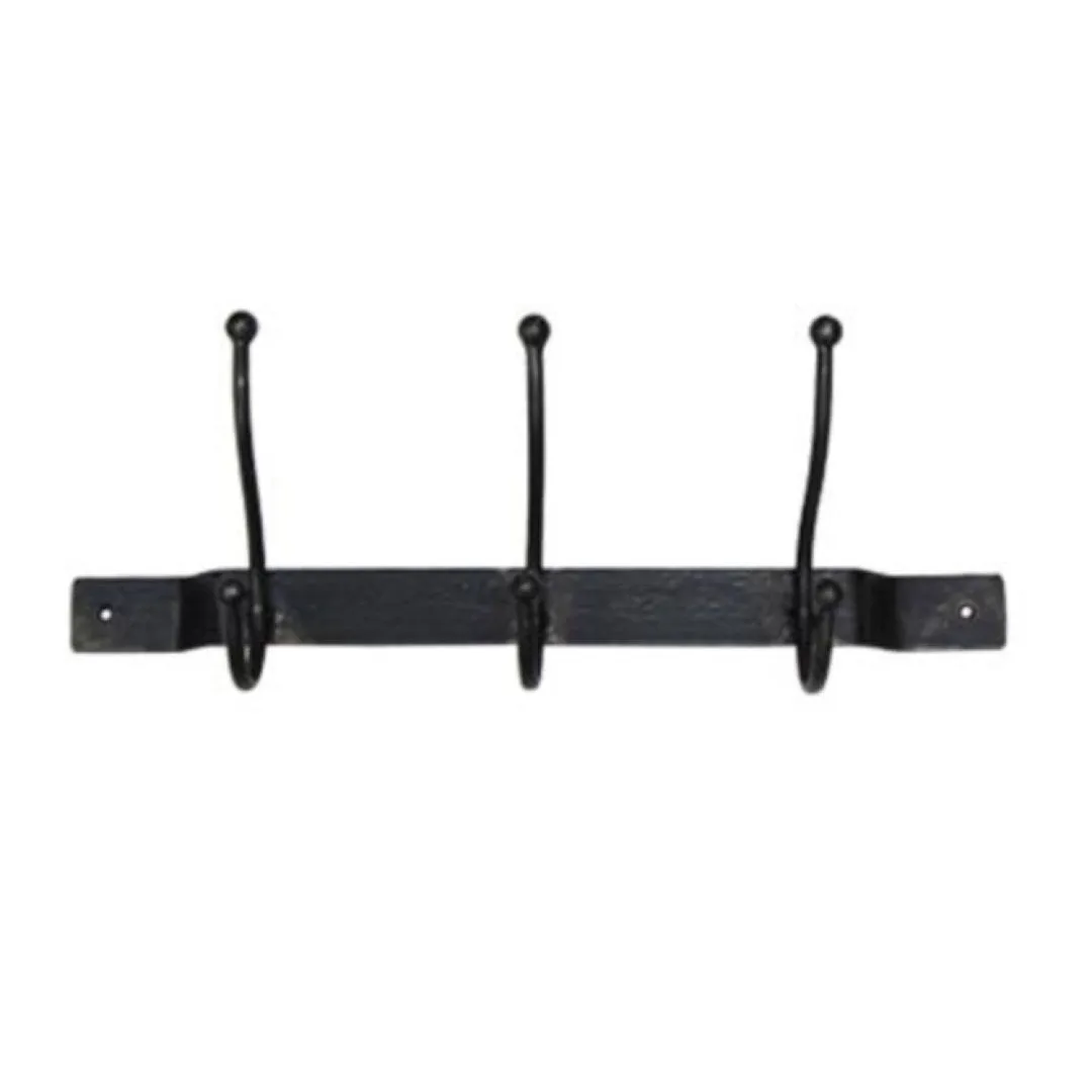 3 Bar Old Metal Hook Rack