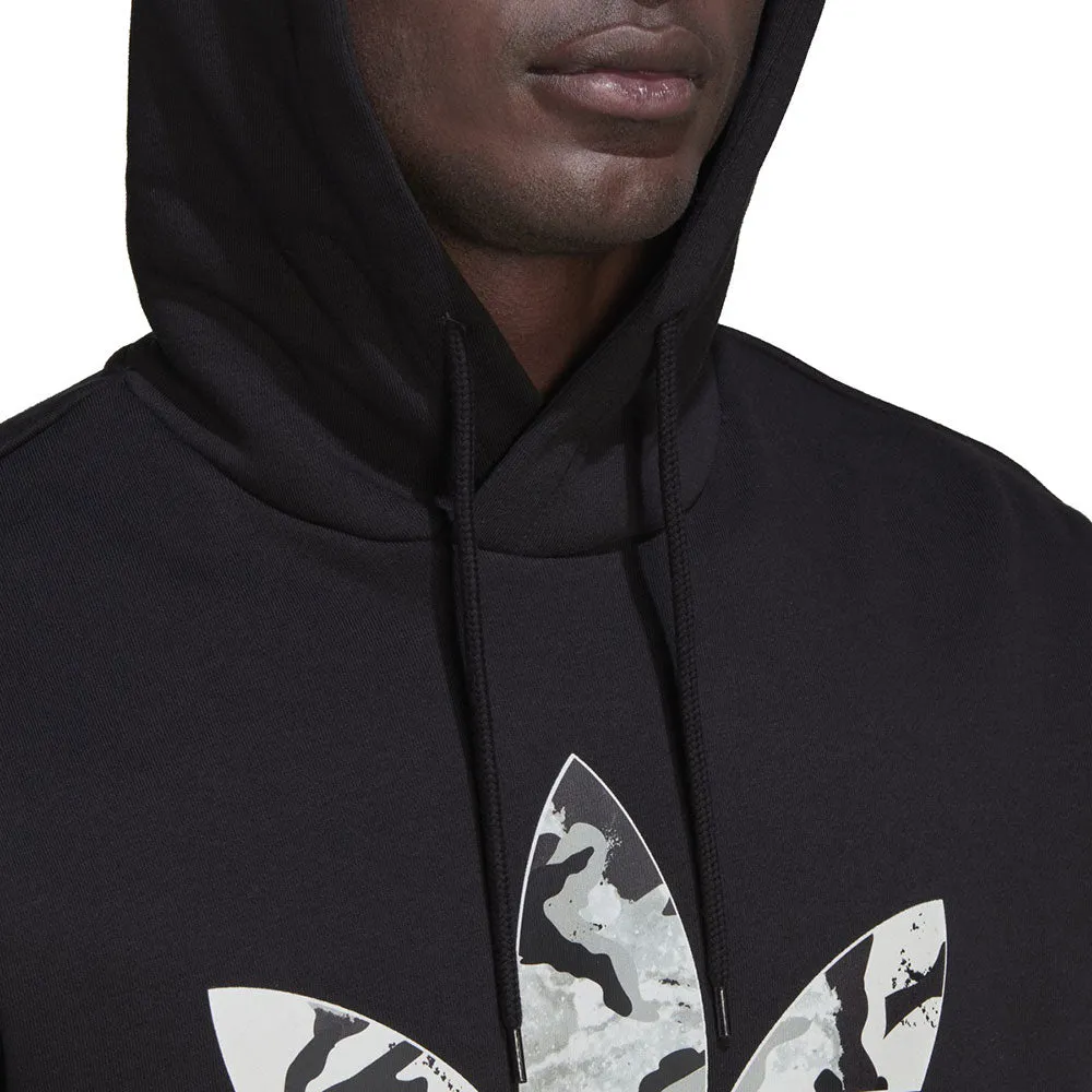 Adidas Camo Trefoil Men's Hoodie Black-White