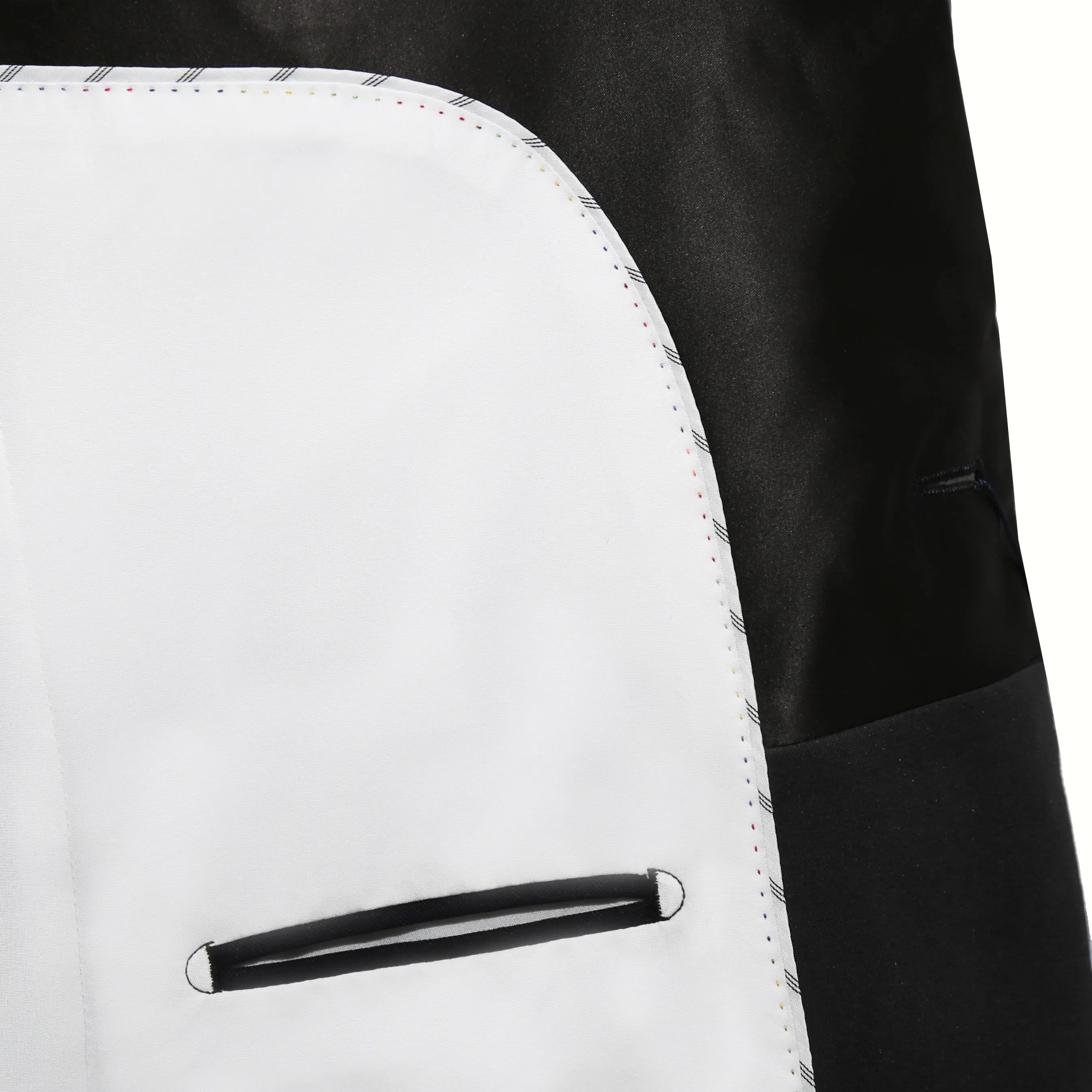 Athletic Fit Stretch Tuxedo Jacket - Black with Shawl Lapel