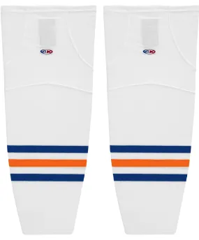 Athletic Knit (AK) HS2100-321 Kamloops Blazers White Mesh Ice Hockey Socks