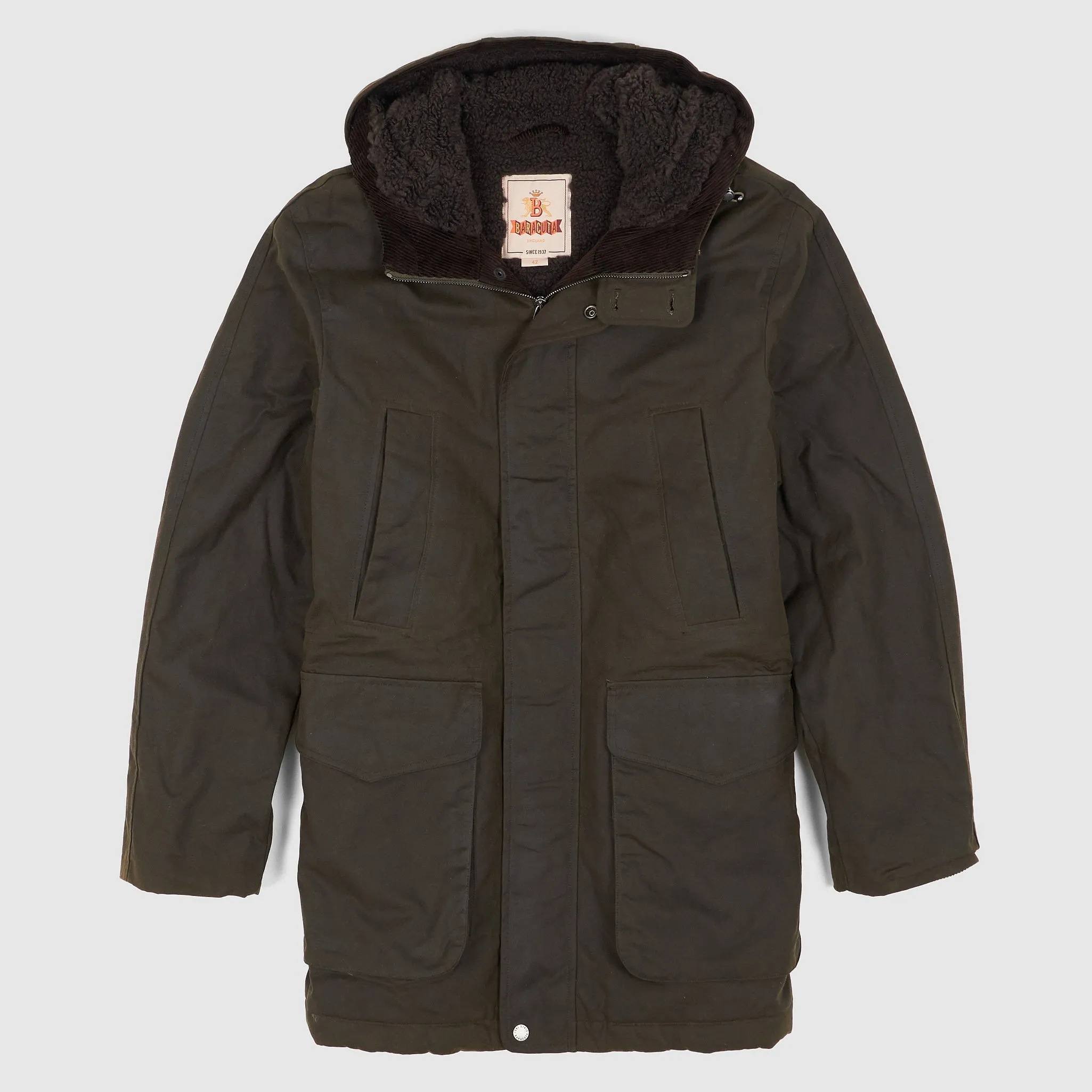 Baracuta Waxed Long Field Parka