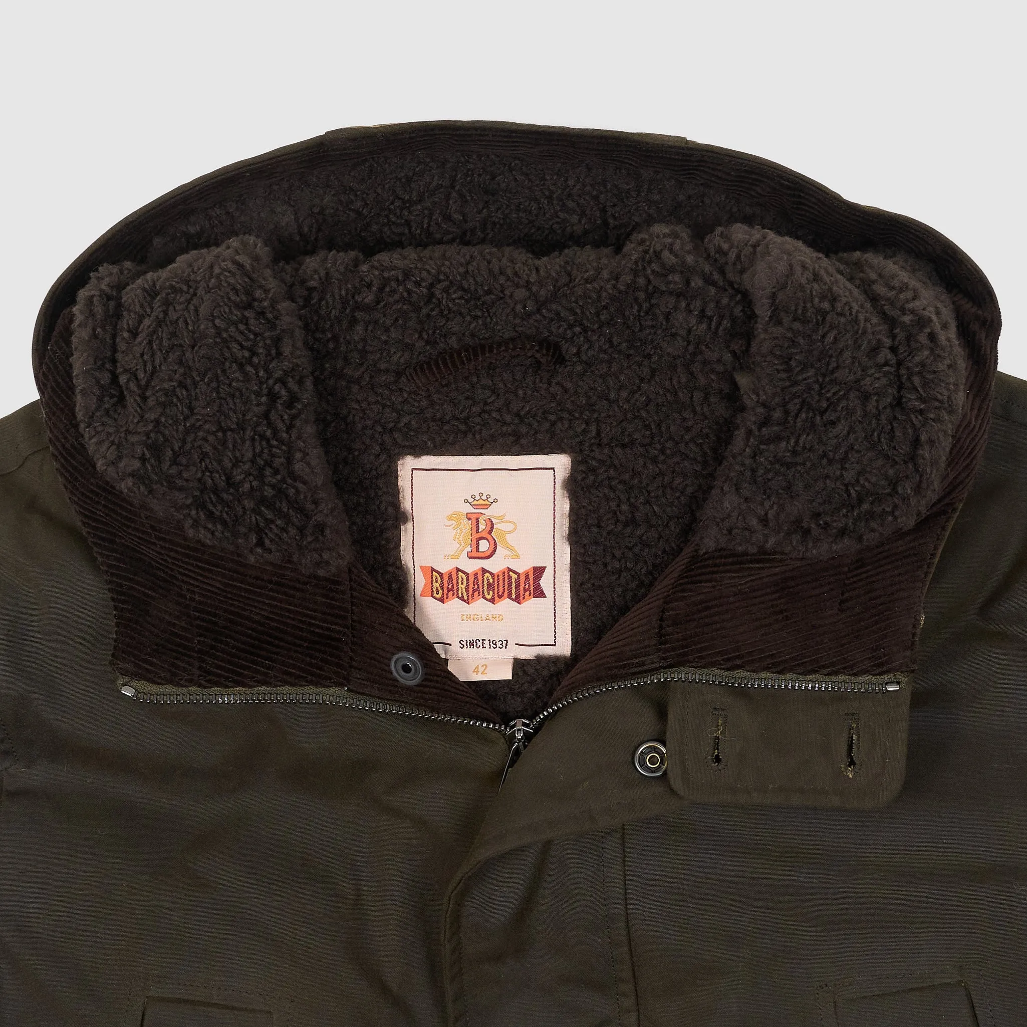 Baracuta Waxed Long Field Parka