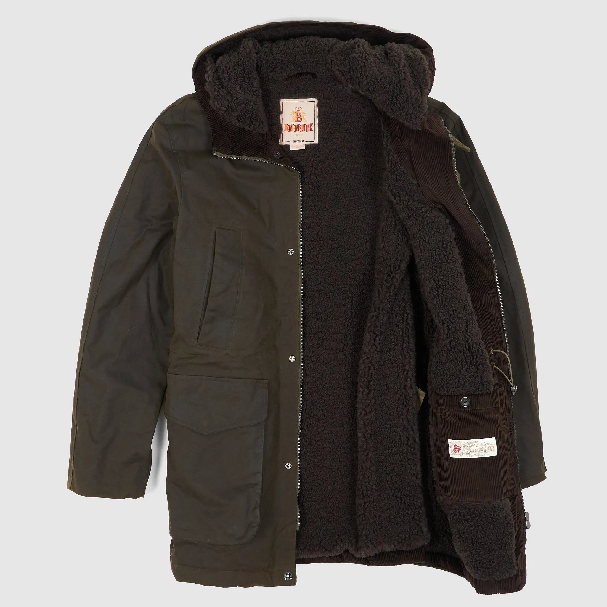 Baracuta Waxed Long Field Parka