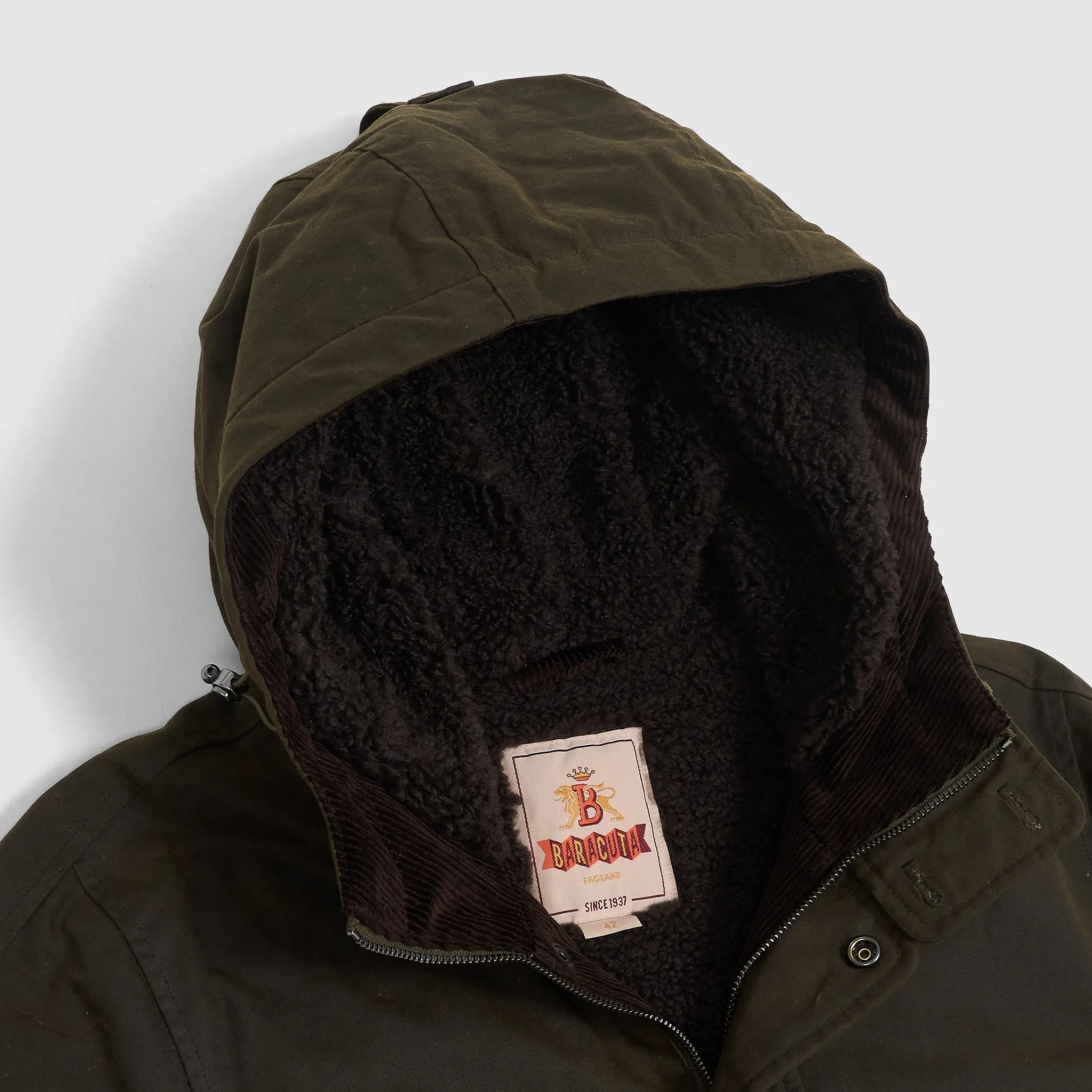 Baracuta Waxed Long Field Parka