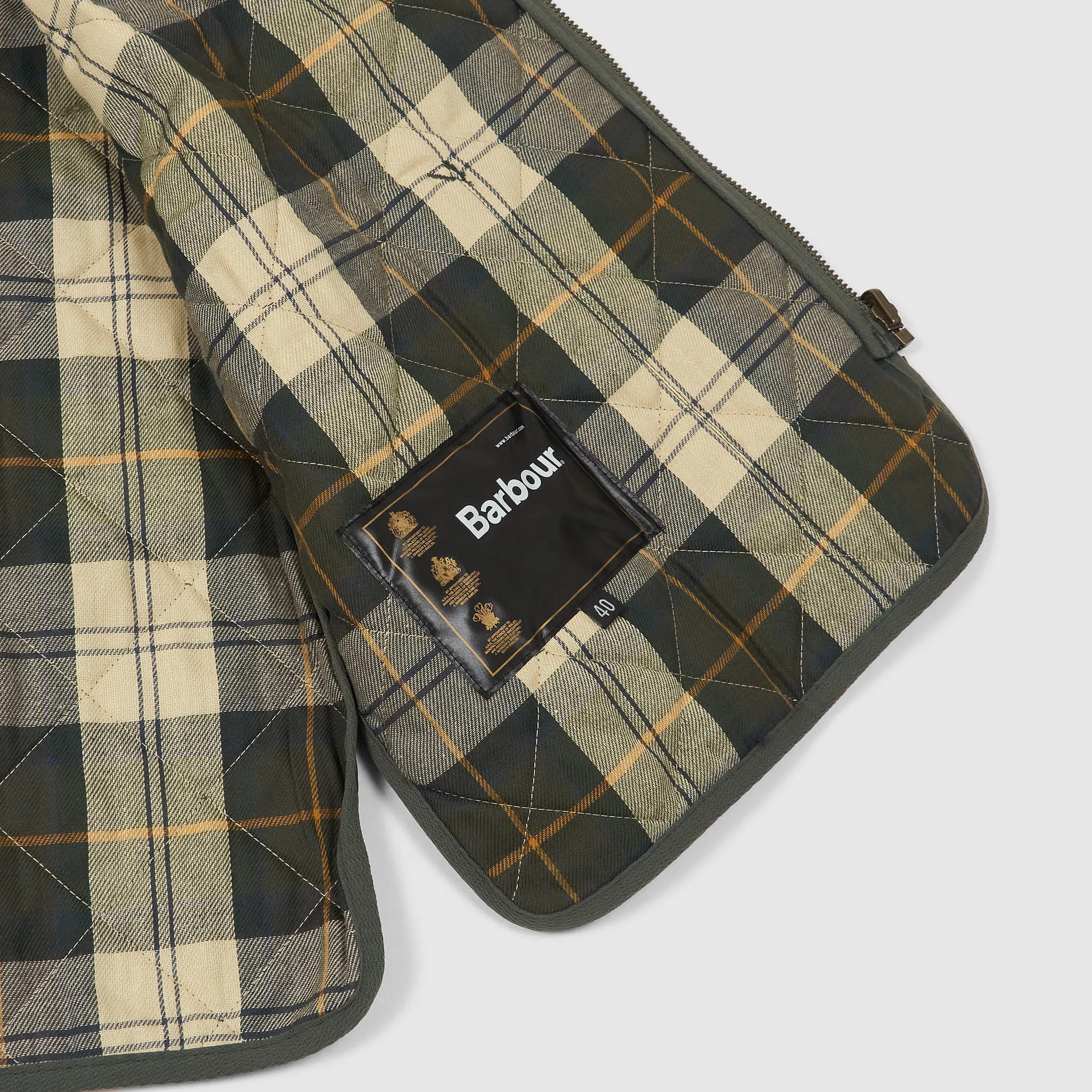Barbour Quilted Full Zip Liner Vest