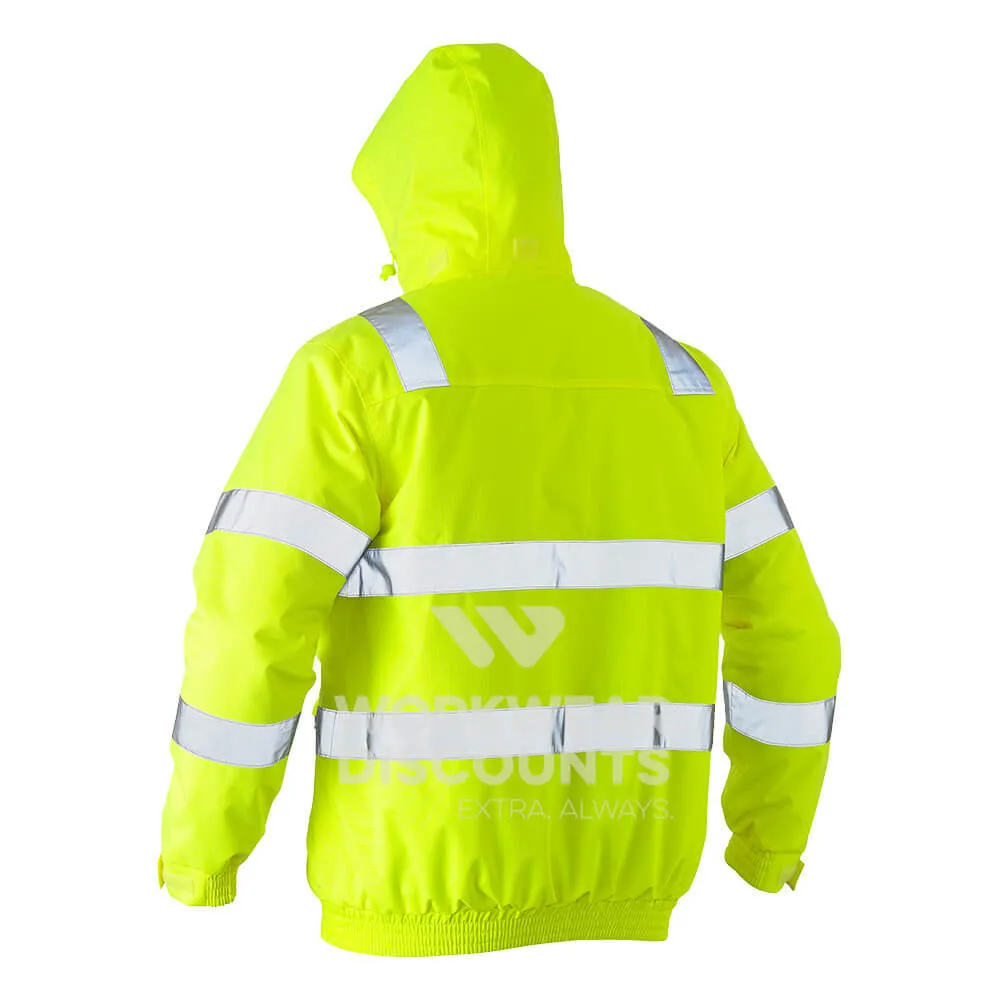 Bisley BJ6770T Taped Hi Vis Wet Weather Bomber Jacket