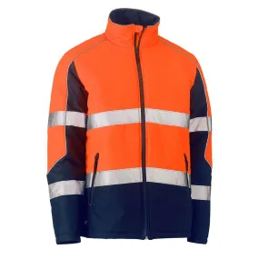 Bisley BJ6829T Hi-Vis Taped Puffer Jacket Orange/Navy