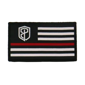 Born Primitive Velcro Flag Patch (Thin Red Line)