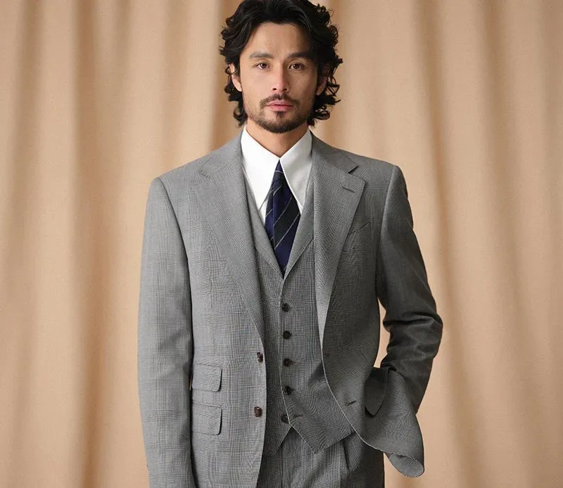 British Prince Check Suit