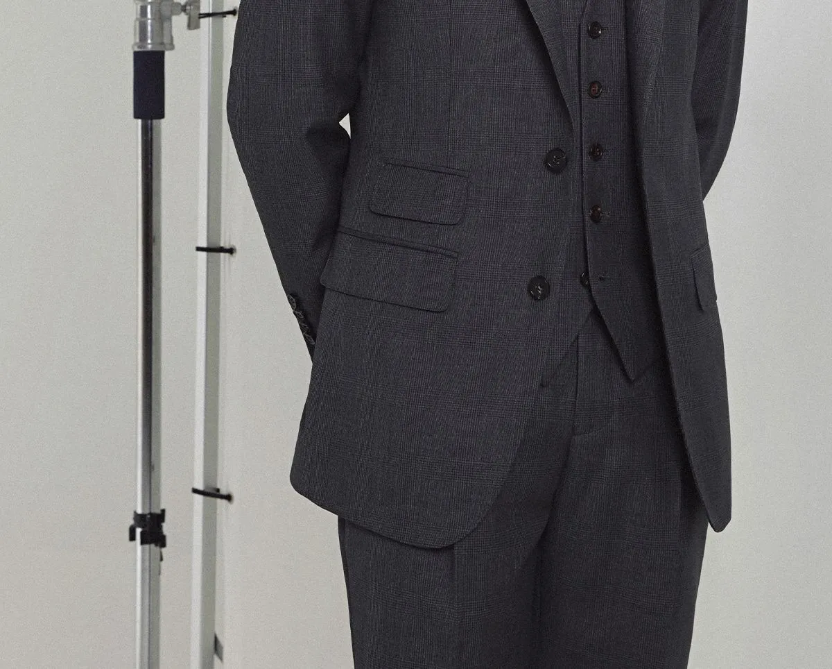 British Prince Check Suit
