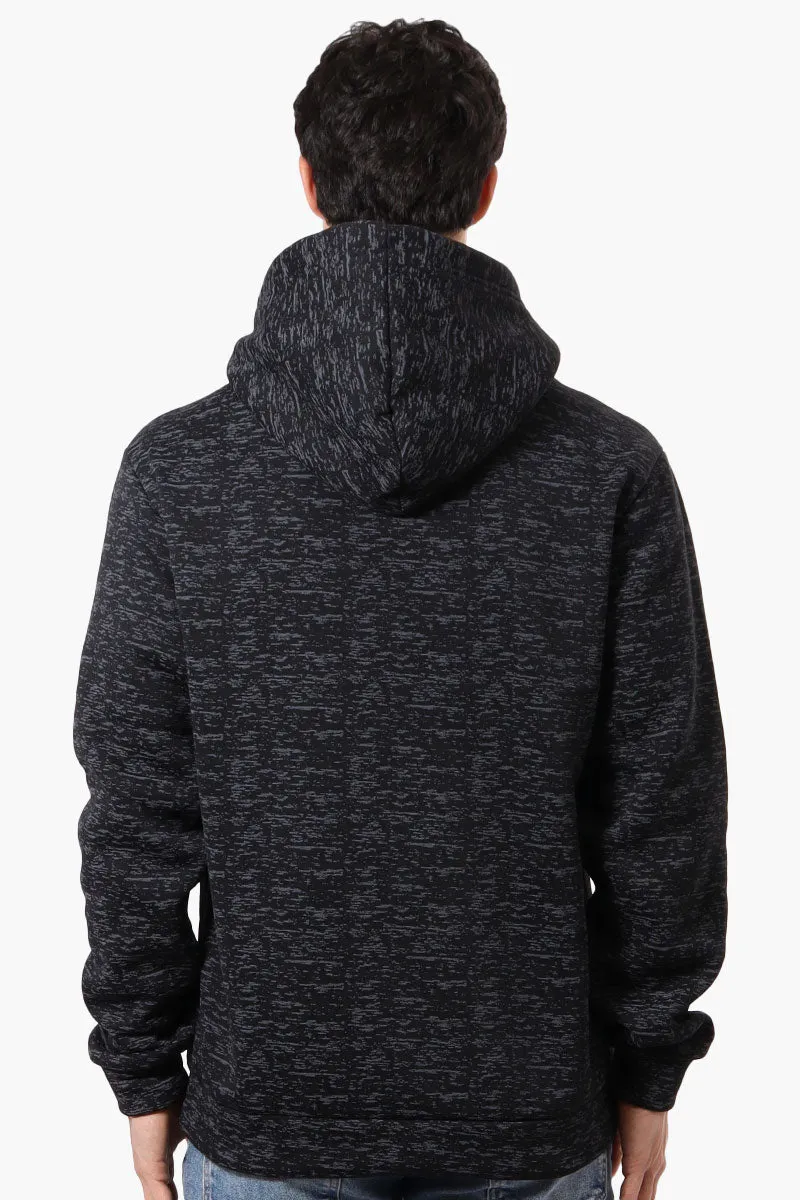 Canada Weather Gear Patterned Embroidered Hoodie - Black