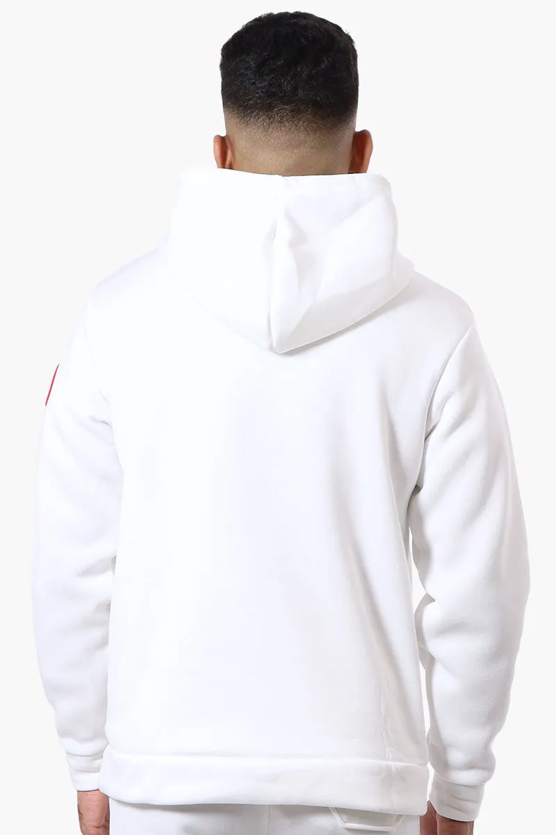 Canada Weather Gear Solid Embossed Logo Hoodie - White