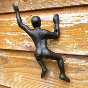 Cast Iron Climbing Man Coat Hook