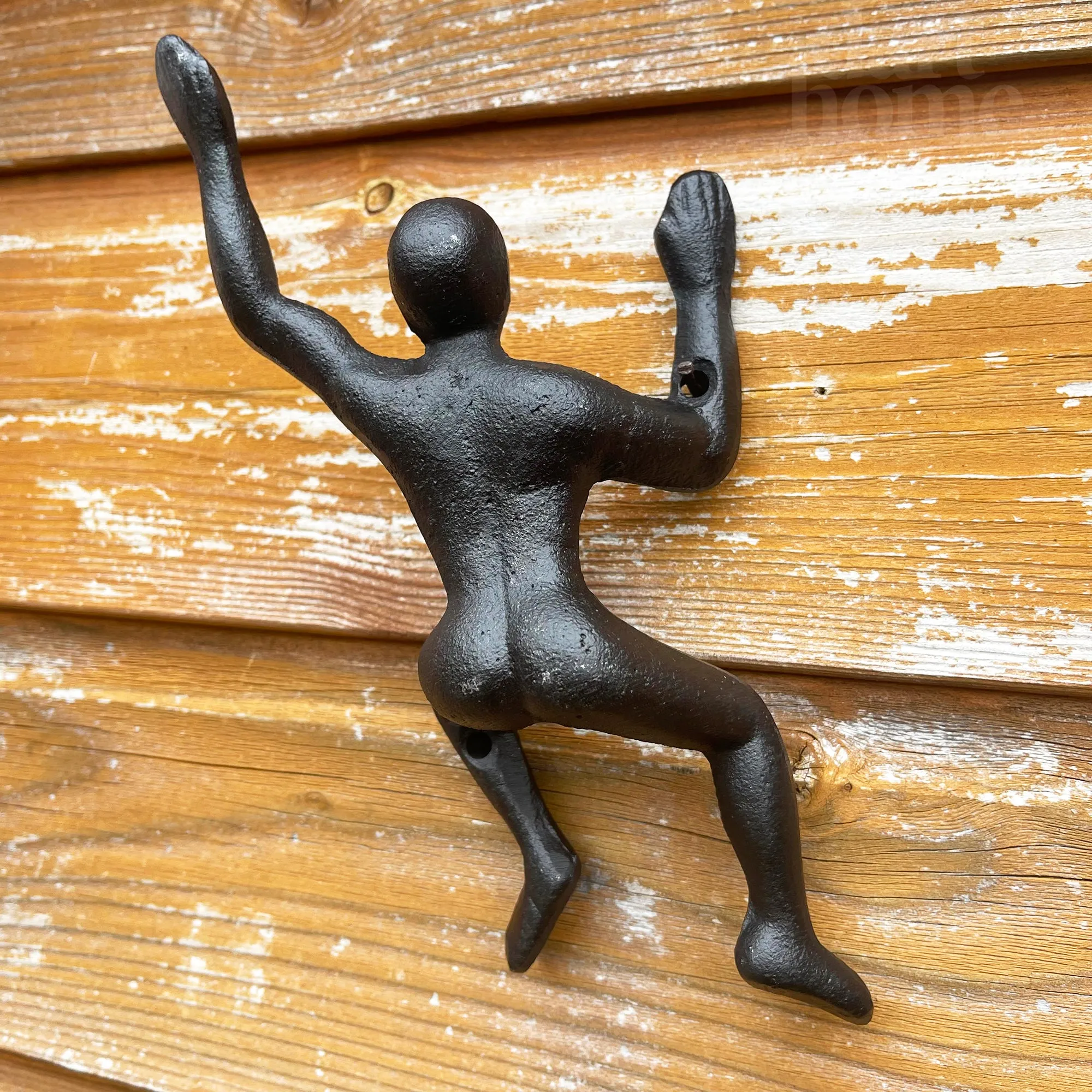 Cast Iron Climbing Man Coat Hook
