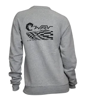 Checker Wave Ladies Crew Sweatshirt