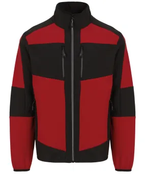 Classic Red/Black - E-Volve unisex 2-layer softshell jacket