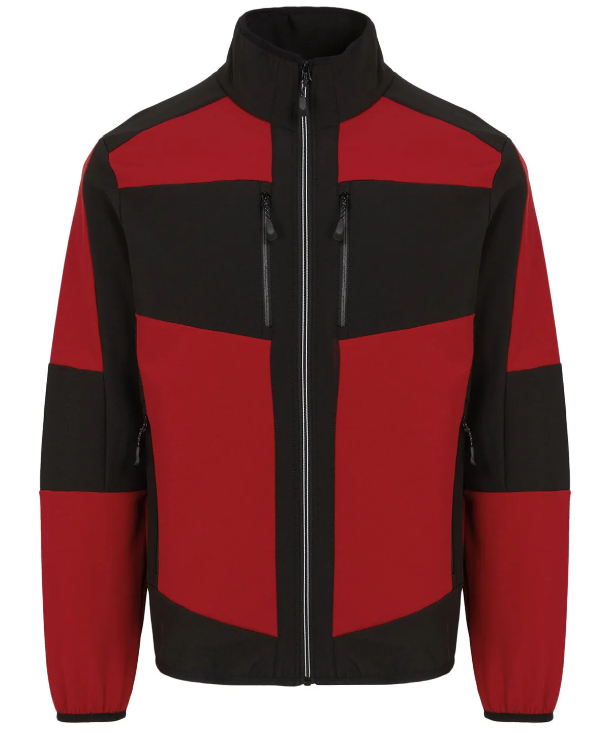Classic Red/Black - E-Volve unisex 2-layer softshell jacket