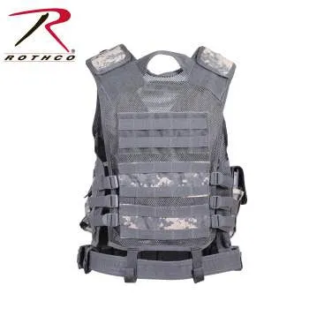 Cross Draw MOLLE Tactical Vest ACU Digital