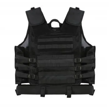 Cross Draw MOLLE Tactical Vest Black