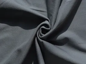 Dark Gray Plain Light Weight Acrylic Wool Fabric
