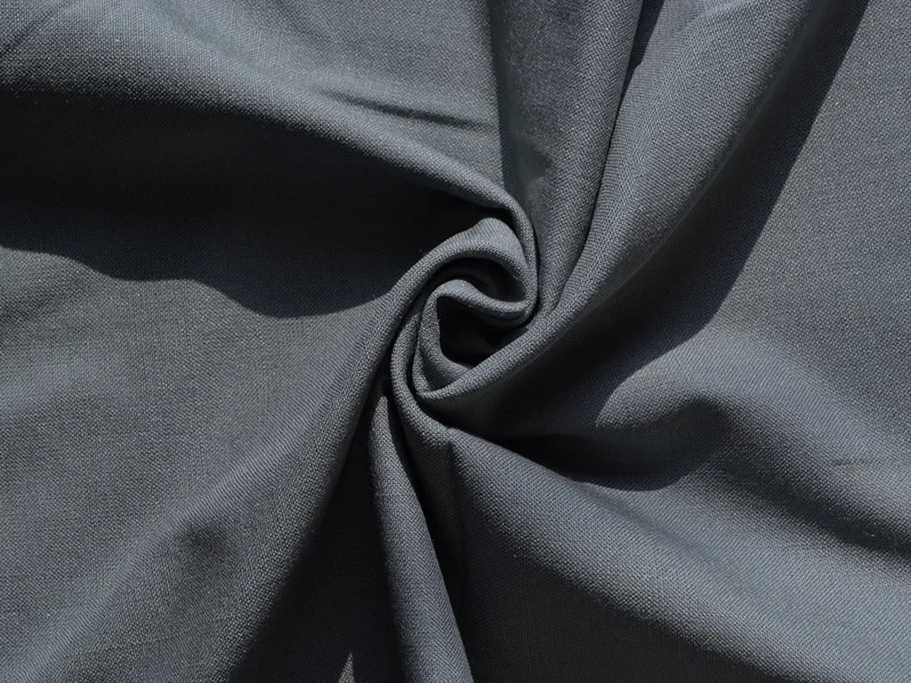 Dark Gray Plain Light Weight Acrylic Wool Fabric