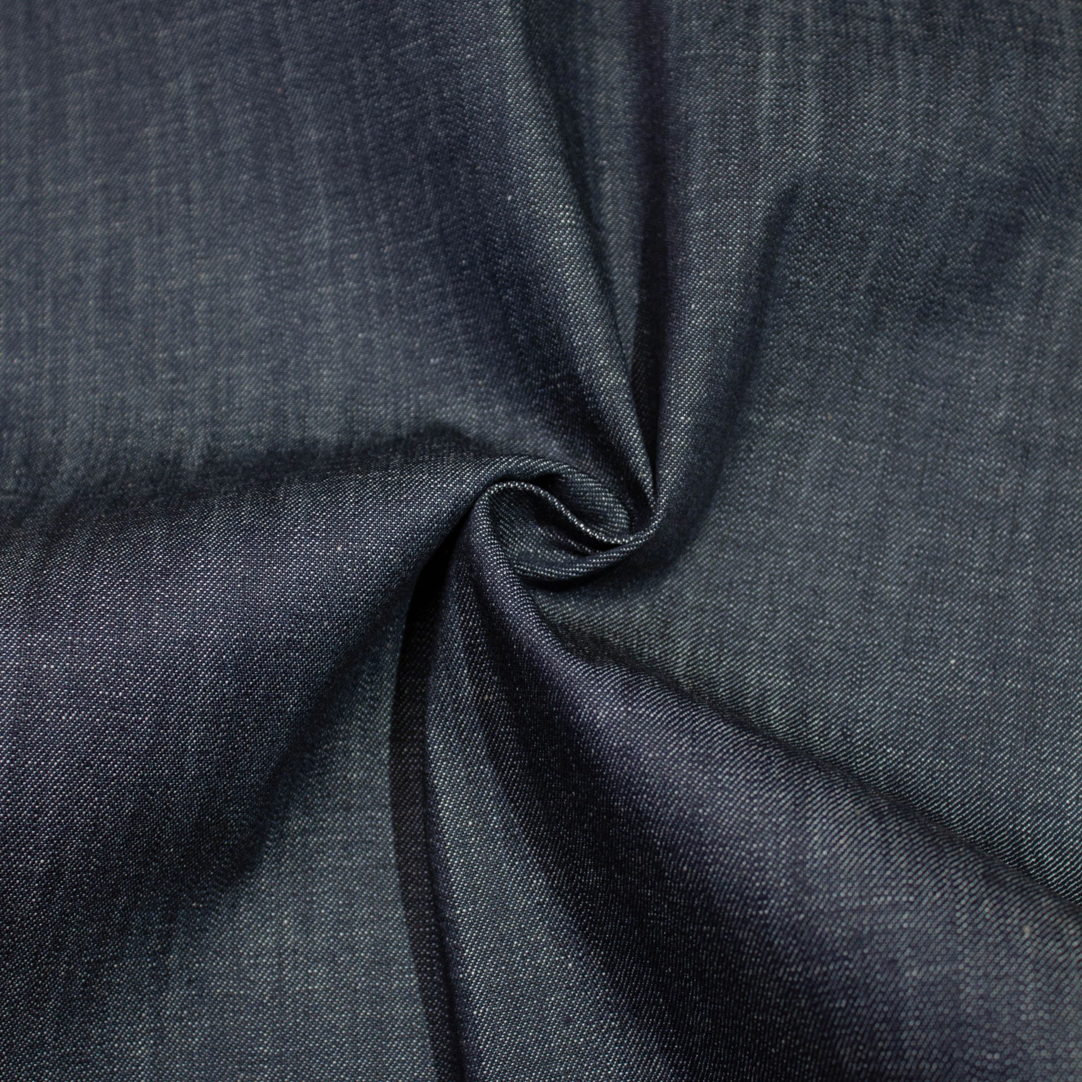 Demi Blue Cotton Denim SHOWROOM SAMPLE 34CM X 60CM