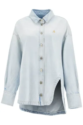 'denim-coated diana oversh 250WCB00068DDD085SS SKY BLUE