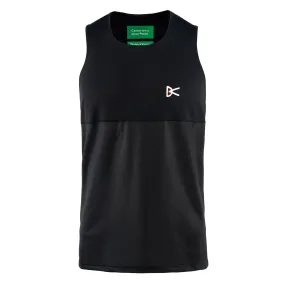 District Vision Men's Paneled Mesh Singlet Black