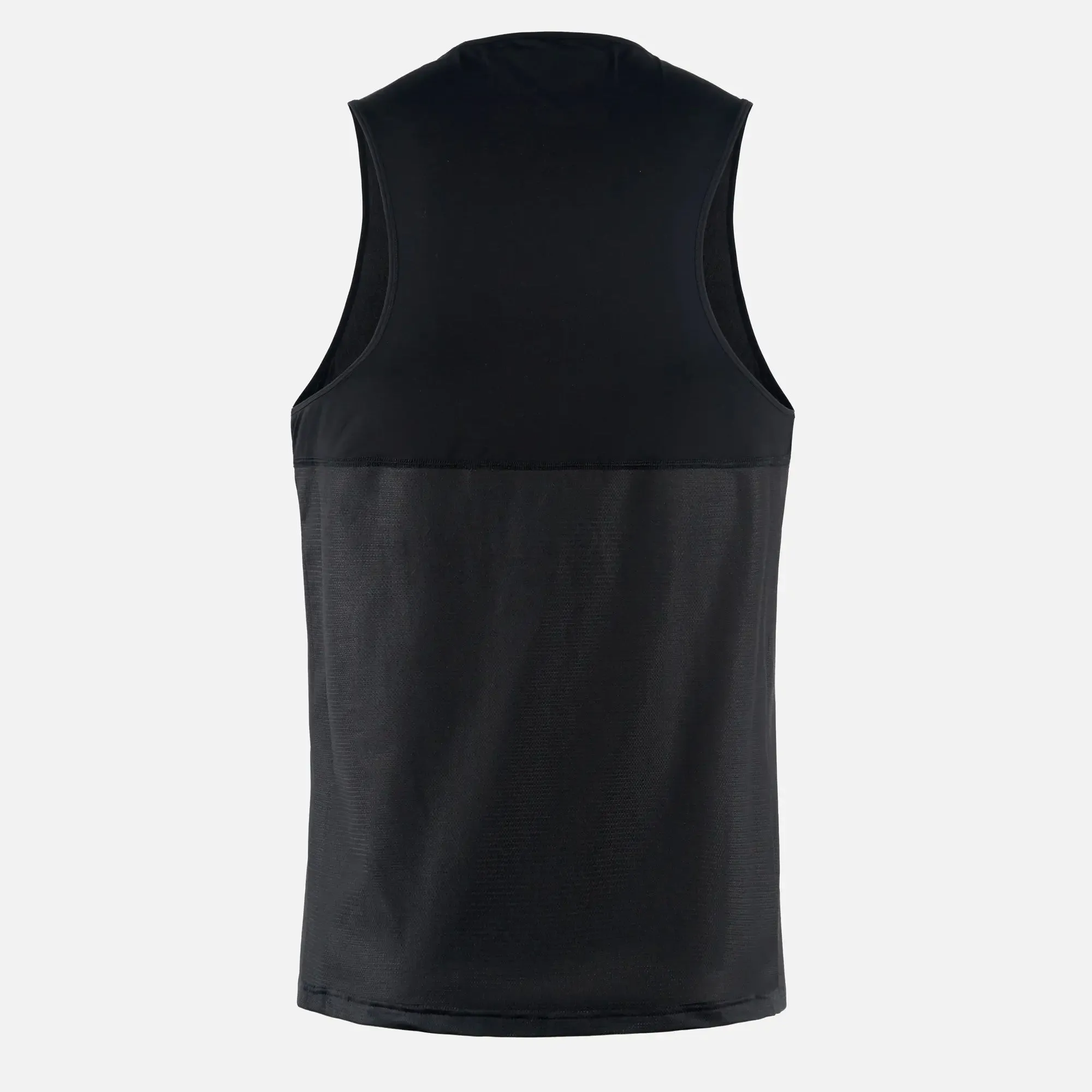 District Vision Men's Paneled Mesh Singlet Black