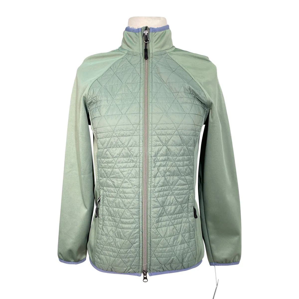 Dover Softshell Zip Jacket in Sage - Women's XS