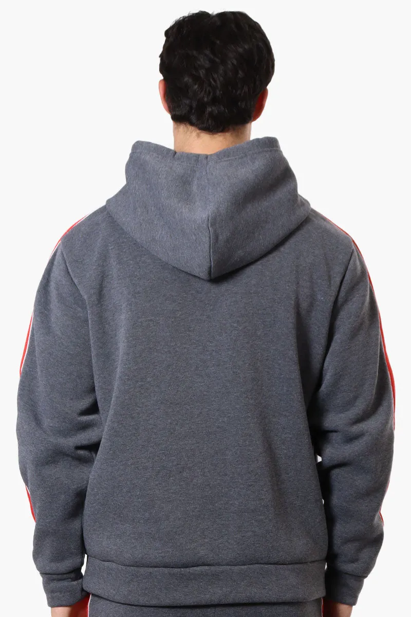 Essentials Super Triple Goose Chest Logo Hoodie - Grey