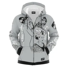 Geishas Zip Up Hoodie