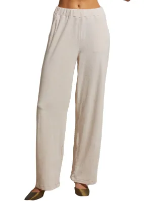 Holly Velour Wideleg Sweatpant