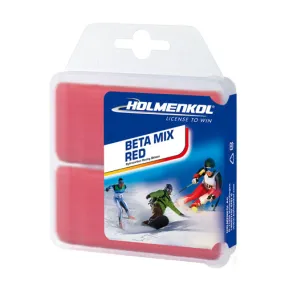 Holmenkol BetaMix Red Ski Wax - 70g