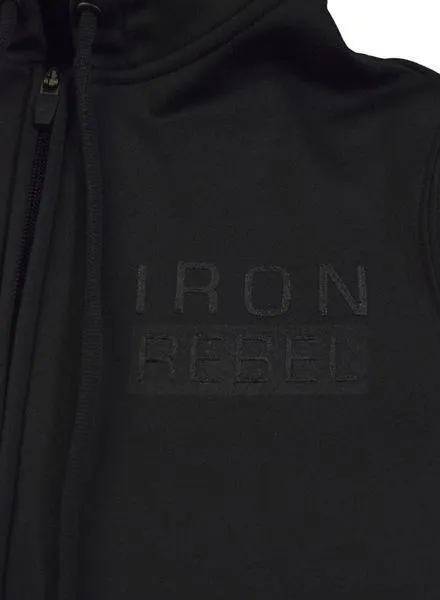 Iron Rebel Rogue Zip Hoodie - Black