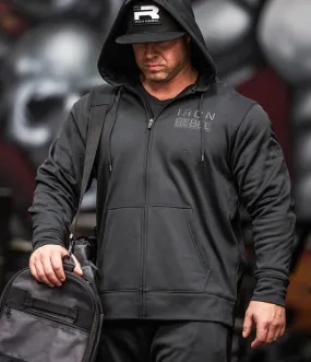 Iron Rebel Rogue Zip Hoodie - Black