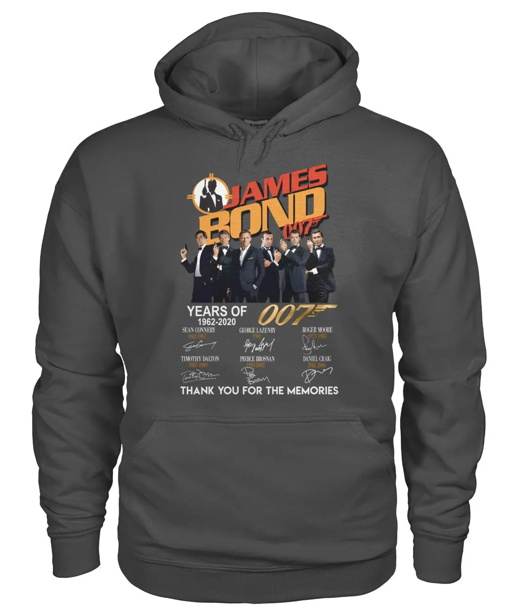 James Bond Anniversary Autograph 1962-2020 T-Shirt Hoodie