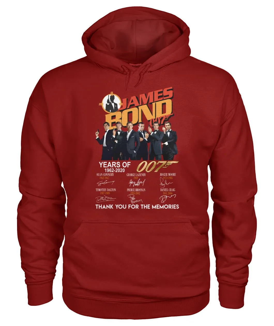 James Bond Anniversary Autograph 1962-2020 T-Shirt Hoodie