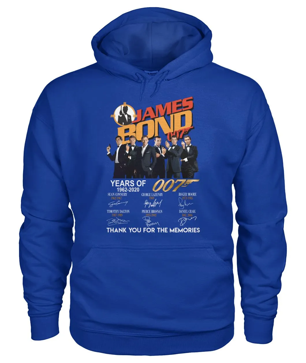 James Bond Anniversary Autograph 1962-2020 T-Shirt Hoodie