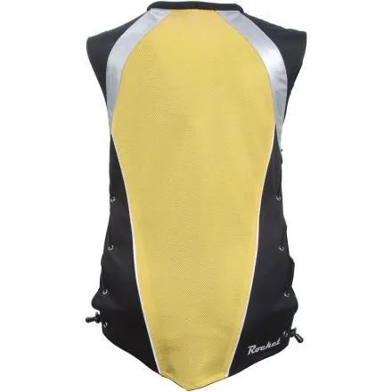 Joe Rocket 'Military Spec' Womens Yellow/Black Mesh Vest