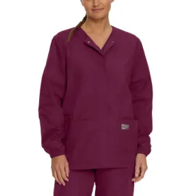 Landau Scrub Zone Women's Warm-Up Scrub Jacket Jackets  75221