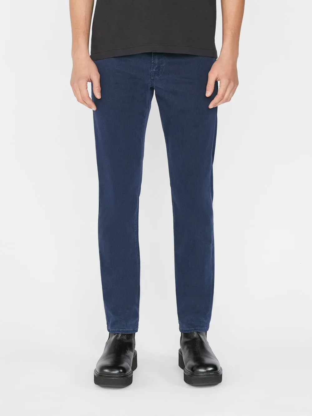 L'Homme Slim Brushed Twill -- Navy