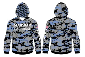 Mahwah Lacrosse Sublimated Hoodie - Digi Cam