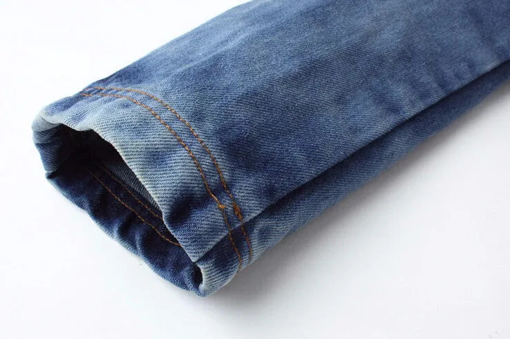 Men's Classic Blue Solid Denim Blazer