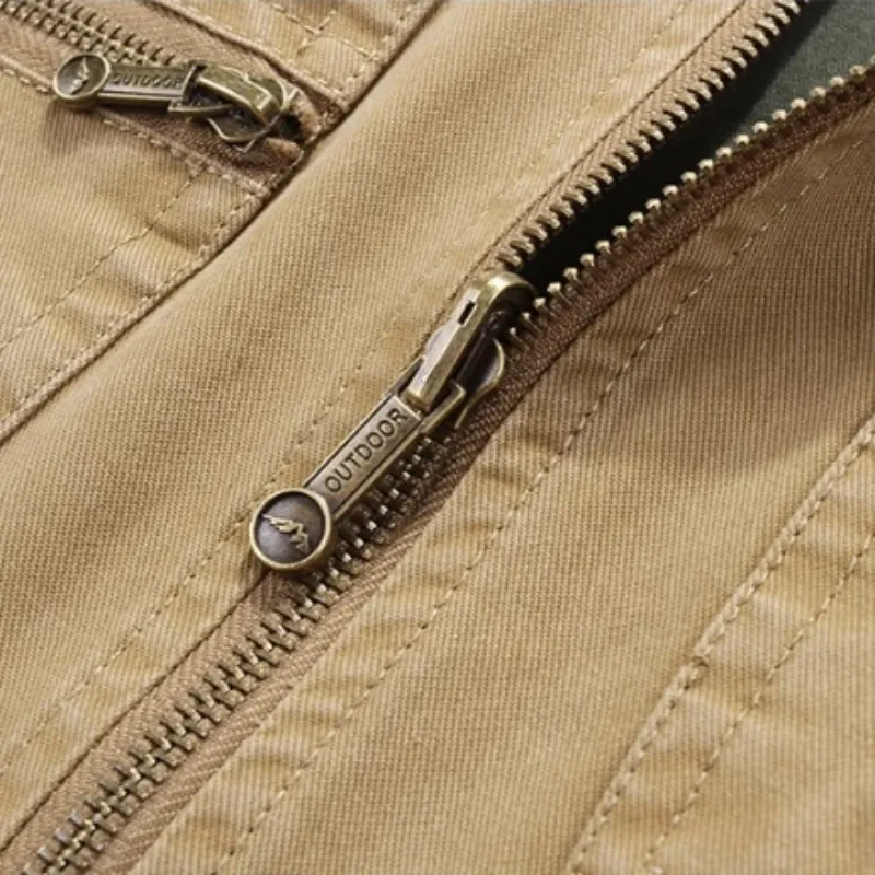 Men's Military Vest With Pockets | Plus Size