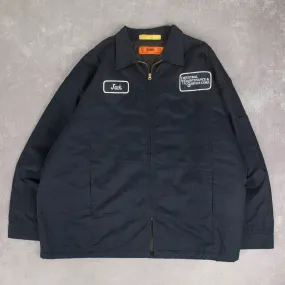 MEN'S VINTAGE INDUSTRIAL MAINTENANCE WORKWEAR JACKET - XXX-LARGE