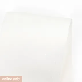 Midweight Poly Twill Suiting - White