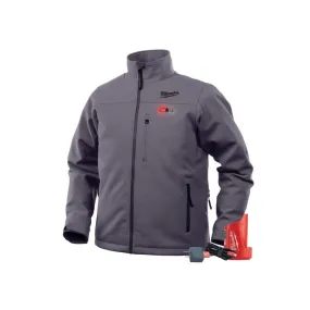 Milwaukee M12HJIGREYX-0 12V Cordless Grey TOUGHSHELL Heated Jacket (Skin Only)