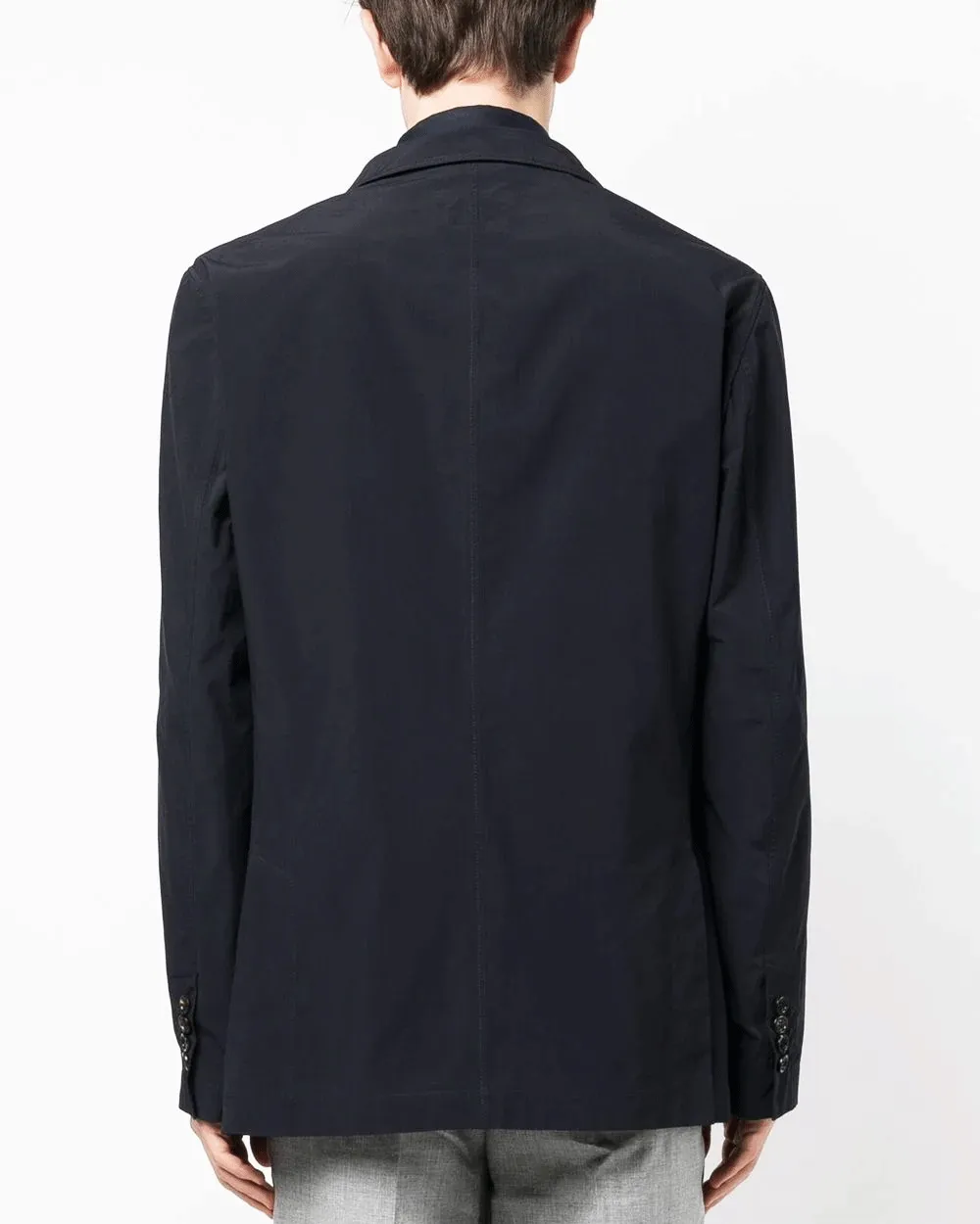 Navy Blue Water Resistant Travel Blazer