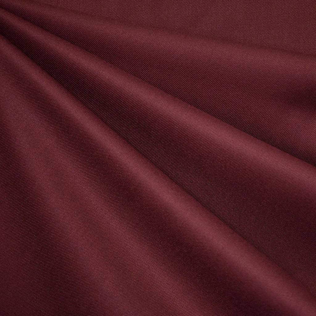 Organic Bamboo Blend Gabardine Suiting Solid Wine—Preorder
